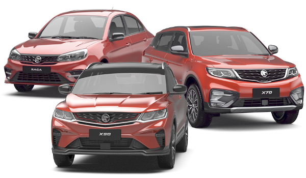 Proton X70, X50 dan Saga Warna Ruby Red