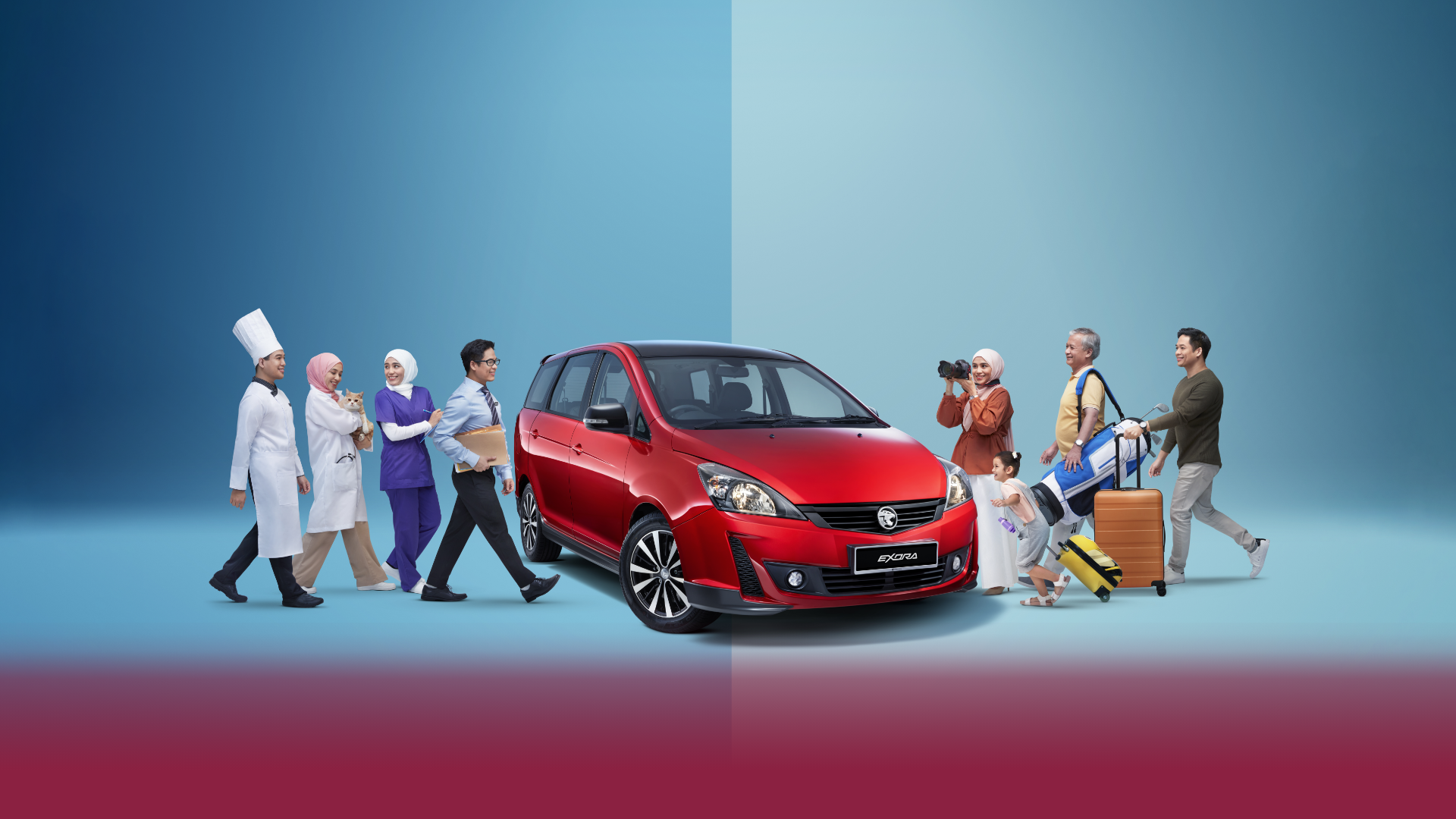 Proton Exora Banner