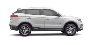 Proton X70 Side Snow White