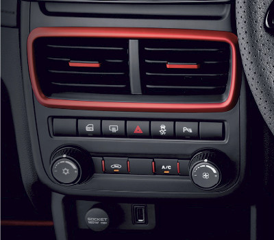 saga aircond control panel