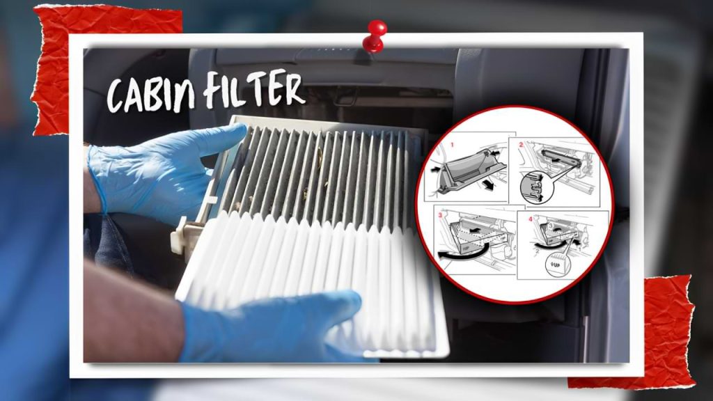 tukar cabin filter