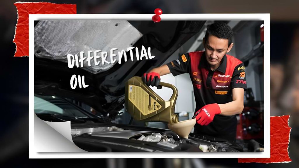 tukar differential oil