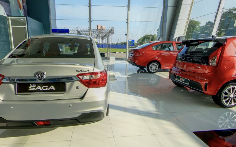 proton showroom masai saga dan iriz