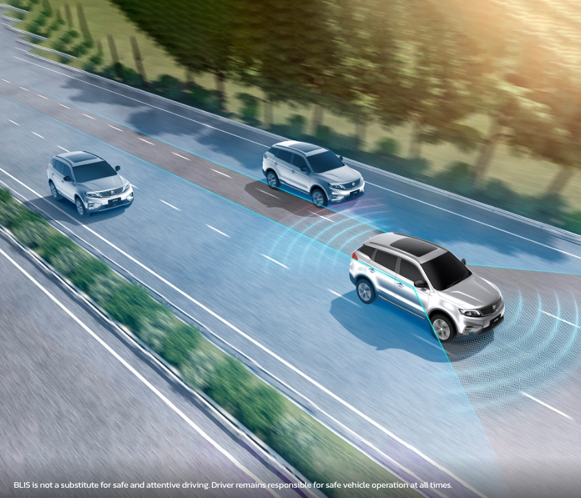 x70 blind spot information system