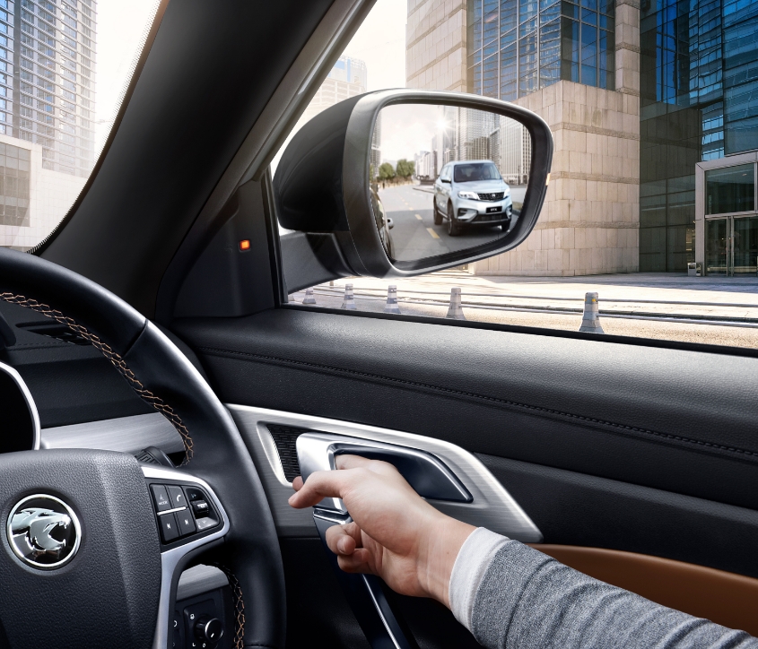 x70 door opening warning system