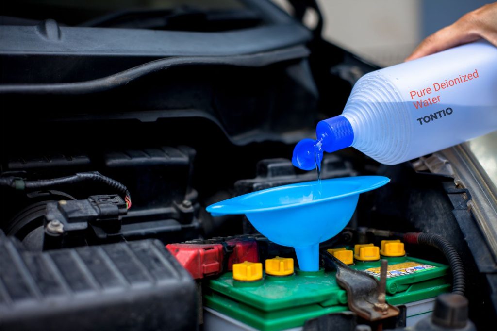 adding water car battery tontio m